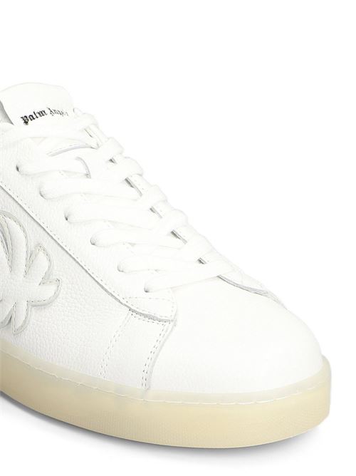 Sneakers uomo Palm Angels Palm Tennis bianche in pelle PALM ANGELS | PMIA111S26LEA0020101